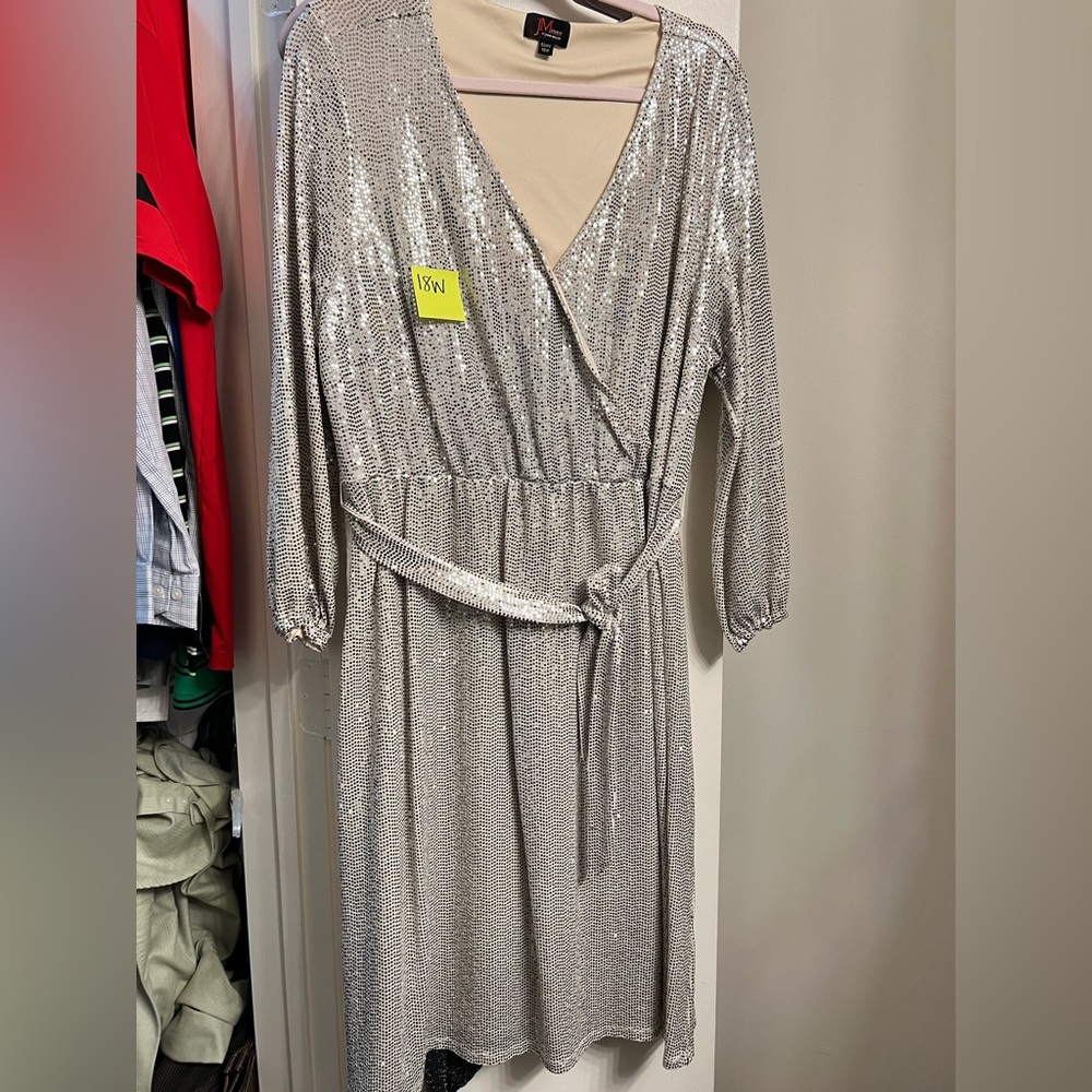 Silver Party Dress